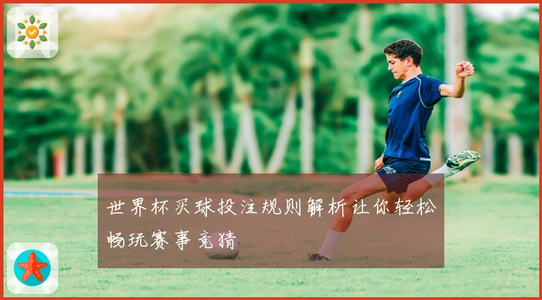 世界杯买球投注规则解析让你轻松畅玩赛事竞猜