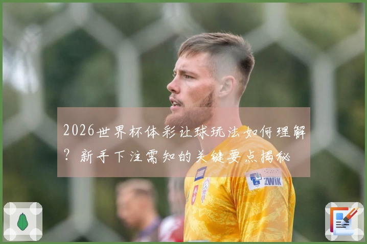 2026世界杯体彩让球玩法如何理解？新手下注需知的关键要点揭秘